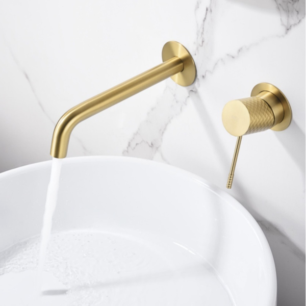 Baterie de perete pentru Lavoar Genova Gold