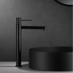 Baterie lavoar inalta- Line Negru Mat