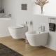 Set Vas Wc, Bideu si Capac Softclose Sidney Alb Mat